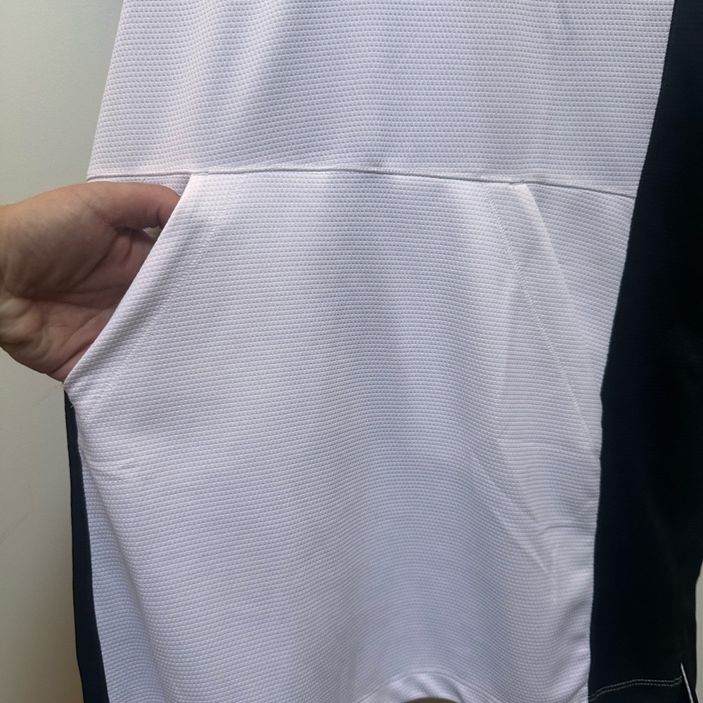 NWOT ADIDAS Monochrome Colorblock Black and White Polo golf dress size XS - Picture 5 of 10